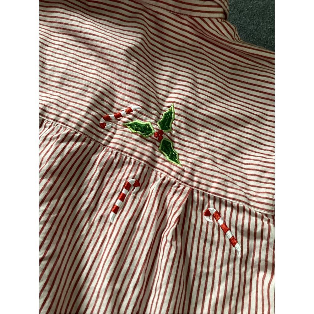 Quacker Factory Christmas Button Down XS - Picture 7 of 7